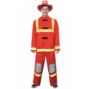 Fireman Costume - Mens Firefighter Costume